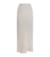 Rick Owens Bias-cut Maxi Skirt In White