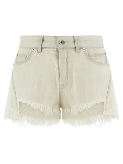 Rick Owens 'bias Cutoffs' Shorts In Neutral