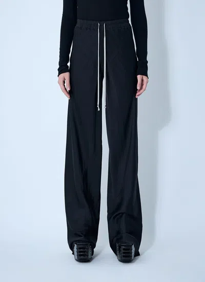Rick Owens Bias Drawstring Pants In Black