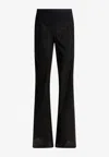 Rick Owens Bias Flared Pants In Black