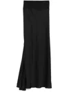 Rick Owens Bias Maxi Skirt In Schwarz