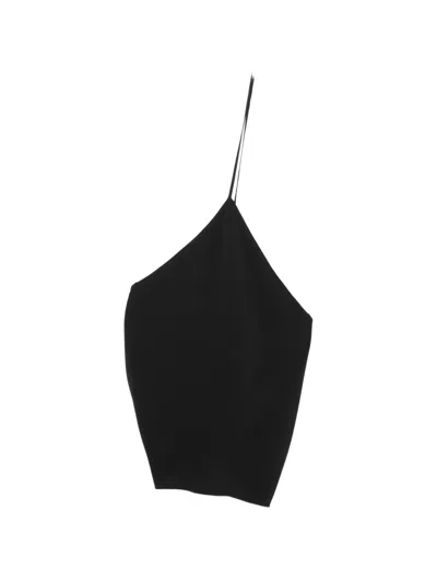 Rick Owens Bias Mini Dress In Black