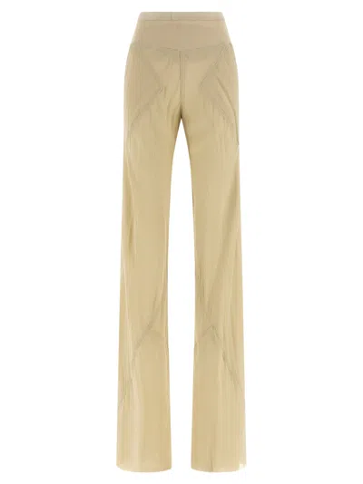 Rick Owens Bias Pants In Nude