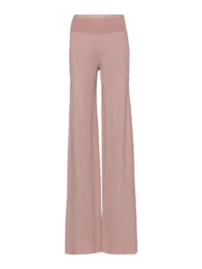 Rick Owens Bias Pants In Nude & Neutrals