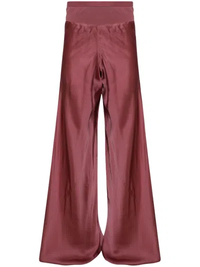 Rick Owens Bias Trousers In Pink