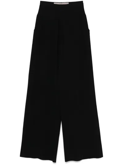 Rick Owens Bias Trousers In Schwarz