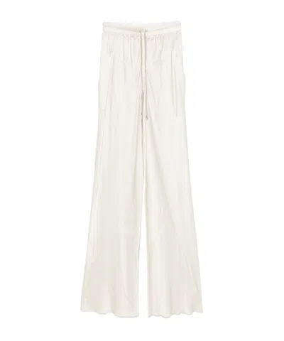 RICK OWENS RICK OWENS BIAS WIDE-LEG DRAWSTRING TROUSERS
