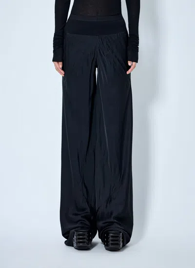 Rick Owens Bias Wide-leg Pants In Blue