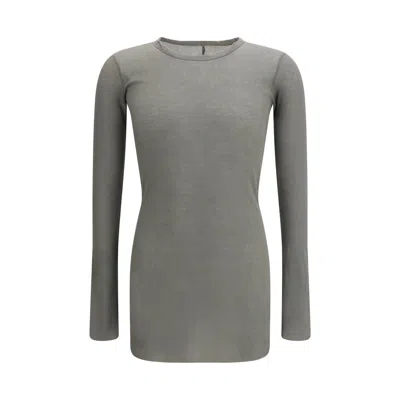 Rick Owens Bicolor Cotton Sportswear In Gray