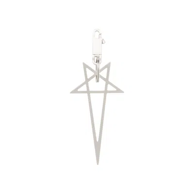 Pre-owned Rick Owens Big Pentagram 'palladium' | Silver | Men's Size Onesize
