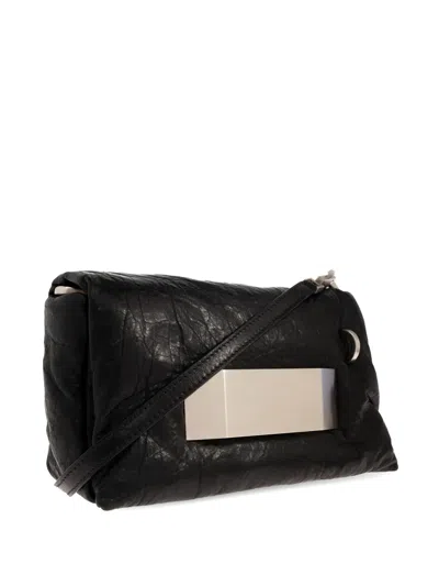 Rick Owens Big Pillow Griffin Messenger Bag In Brown
