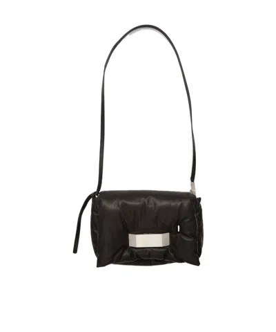 Rick Owens Big Pillow Griffin Shoulder Bag In Black