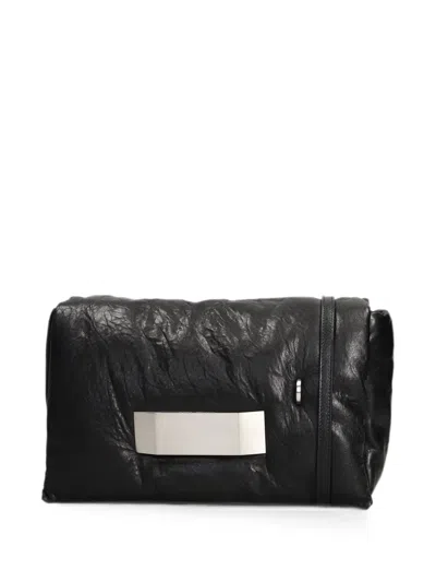 Rick Owens Big Pillow Shoulder Bag In Black