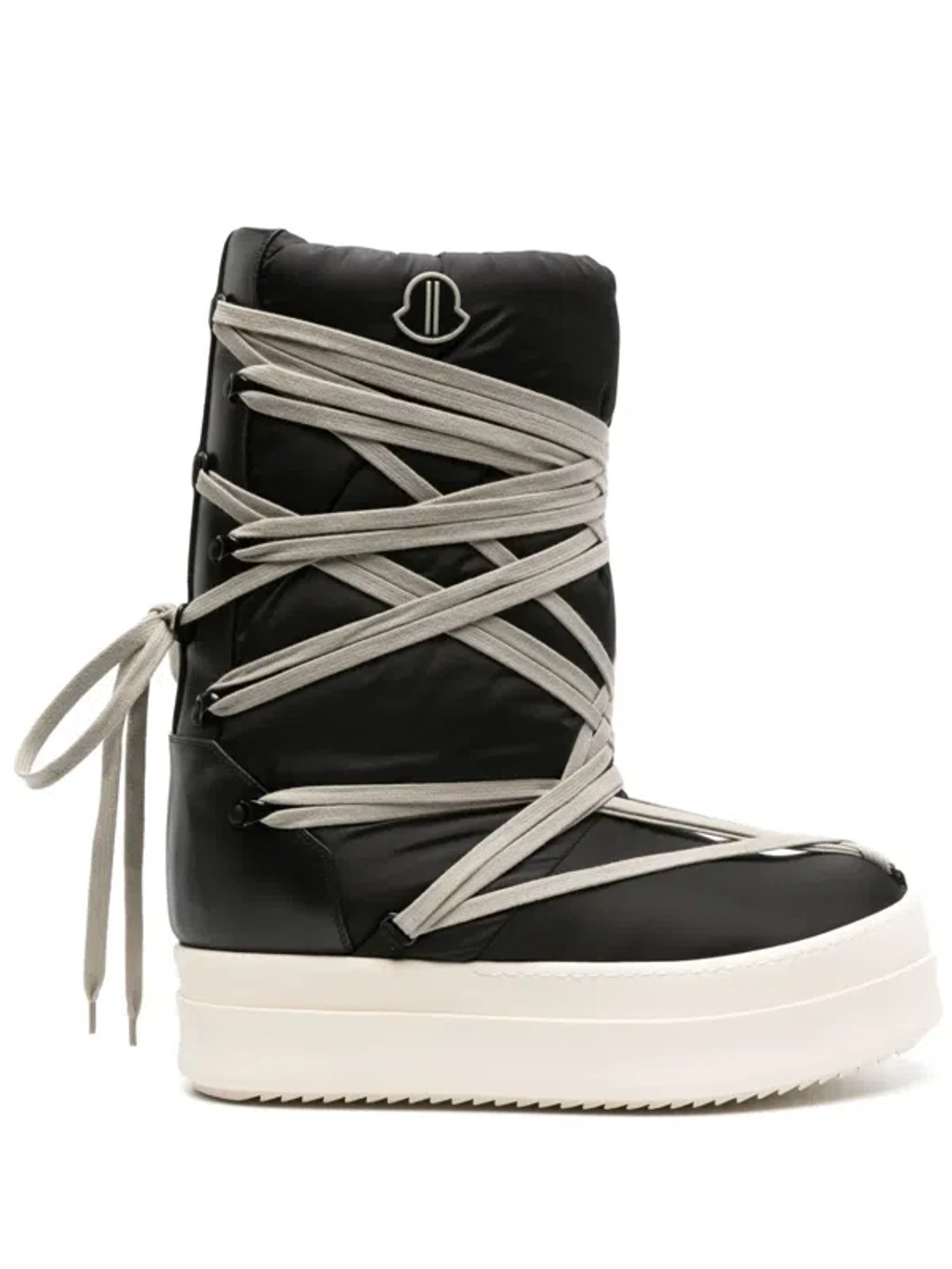 Rick Owens Black Bigrocks Padded Boots | ModeSens