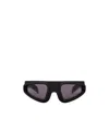 Rick Owens Biker-frame Sunglasses In Black