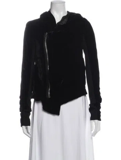 Pre-owned Rick Owens Biker Jacket In Black