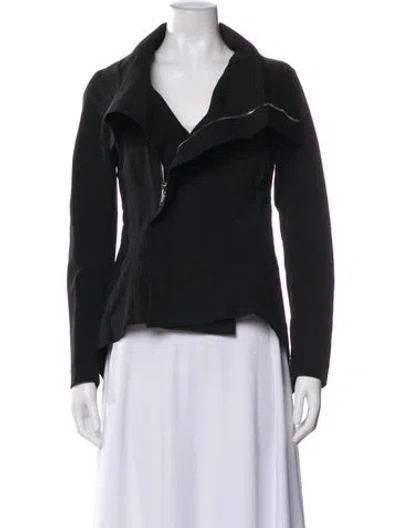 Pre-owned Rick Owens Biker Jacket In Green