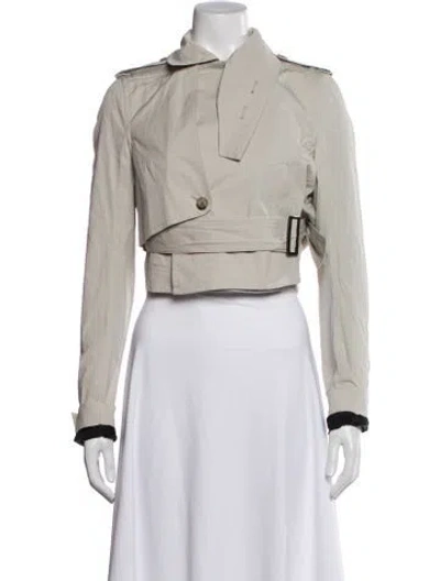 Pre-owned Rick Owens Biker Jacket In Neutral