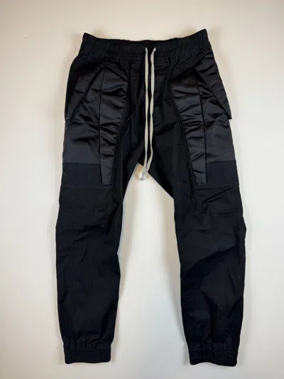 Pre-owned Rick Owens Biker Jogger In Black