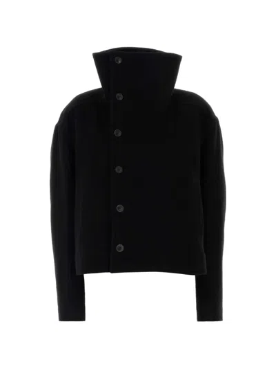 Rick Owens Biker Jumbo Jacket In Black