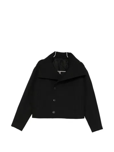Rick Owens Biker Jumbo Stooges Jacket In Black