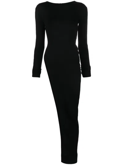 RICK OWENS BIKER LEVEL ASYMMETRIC CASHMERE JUMPER