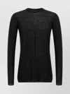 Rick Owens Dark Olive Oversized Level Sweater In Black