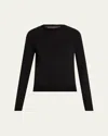 Rick Owens Biker Level Knit Wool Sweater In Black