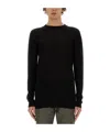 Rick Owens Black Porterville Biker Level Sweater In Black