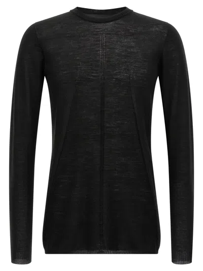 Rick Owens Biker Level Sweater In Black