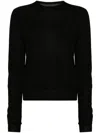 Rick Owens Biker Level Sweater In Black