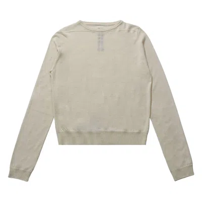 Pre-owned Rick Owens Biker Level Sweater 'dinge' | White | Women's Size M