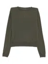 Rick Owens Biker Level Top In Green