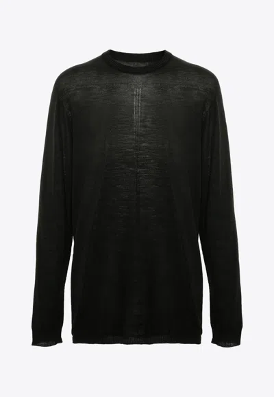 RICK OWENS BIKER LEVEL WOOL SWEATER