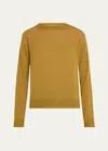 Rick Owens Biker Wool Sweater In Honey