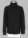Rick Owens Wool Single Breasted Coat In Black