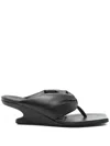 Rick Owens Thong Cantilever 45 In Black