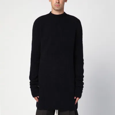 Rick Owens Black Alpaca-blend Jumper