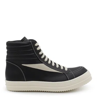 Rick Owens Porterville High Vintage High-top Sneakers In Black