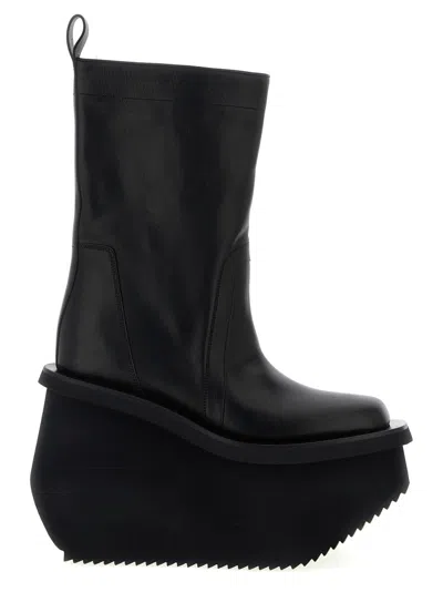 Rick Owens Black Ankle Boots