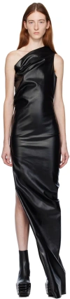 Rick Owens Black Athena Maxi Dress In 09 Black