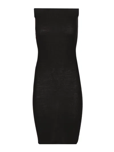 Rick Owens Black Athena Top Lightweight Wool Knit