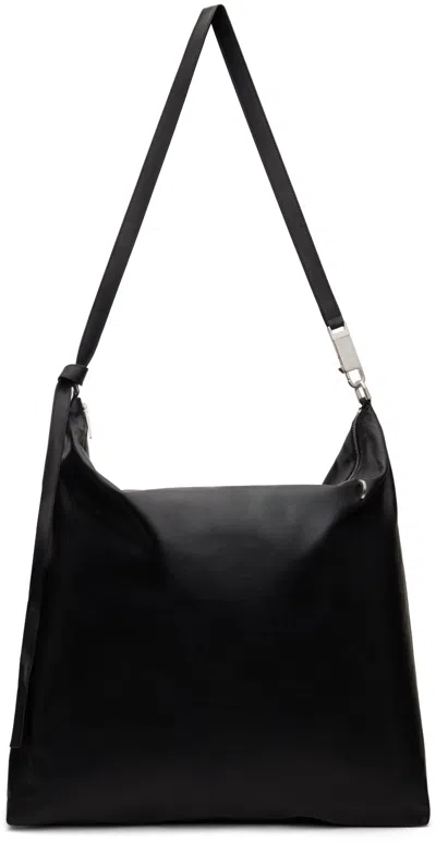 Rick Owens Black Balloon Bag In 09 Black