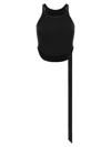 Rick Owens Black Basic Tank Top In Black