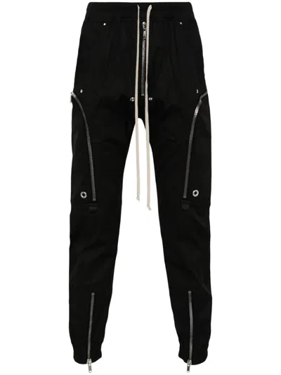 Rick Owens Bauhaus Cargo Trousers In Schwarz