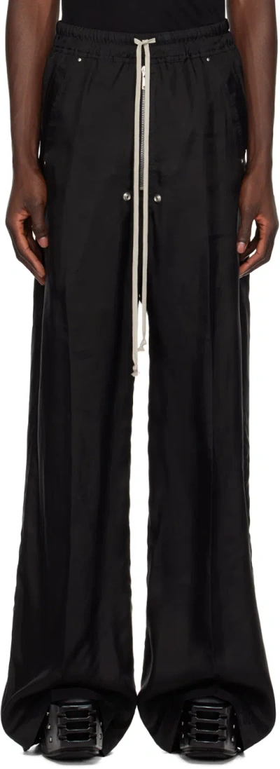 Rick Owens Black Bela Trousers In 09 Black