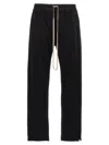 Rick Owens Black Berlin Drawstring Joggers In Black