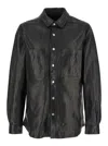 Rick Owens Button-fastening Flap-pocket Shirt In Black