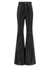 Rick Owens Black Bolan Bootcut Pants In Black