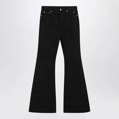RICK OWENS RICK OWENS BLACK BOLANS FLARED TROUSERS